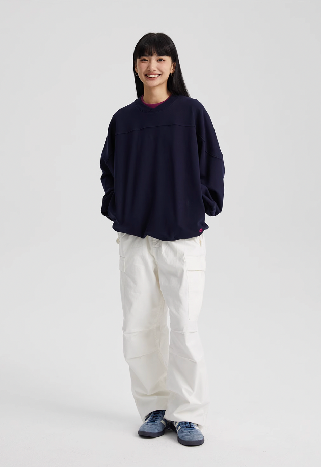 Luxe Double Threaded Sweatshirt - chiclara