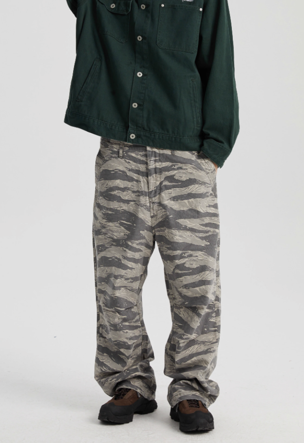 Rugged Tree Camouflage Old Work Pants - chiclara