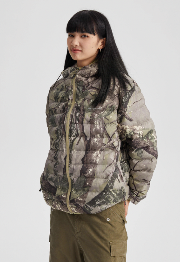 Rugged Camouflage Hooded Jacket - chiclara