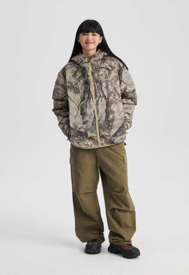 Rugged Camouflage Hooded Jacket - chiclara