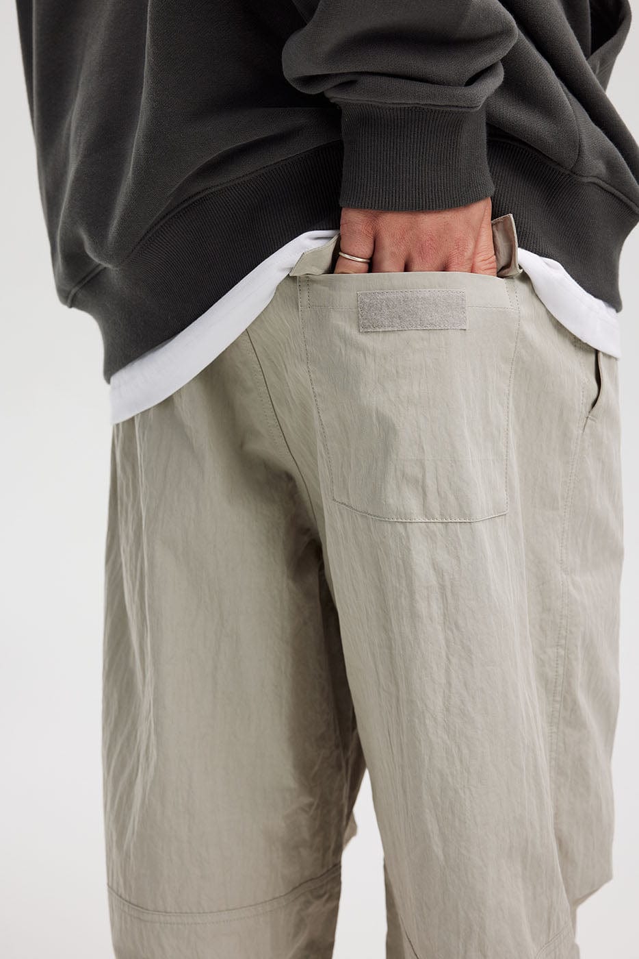 Drawstring Ankle Track Pants