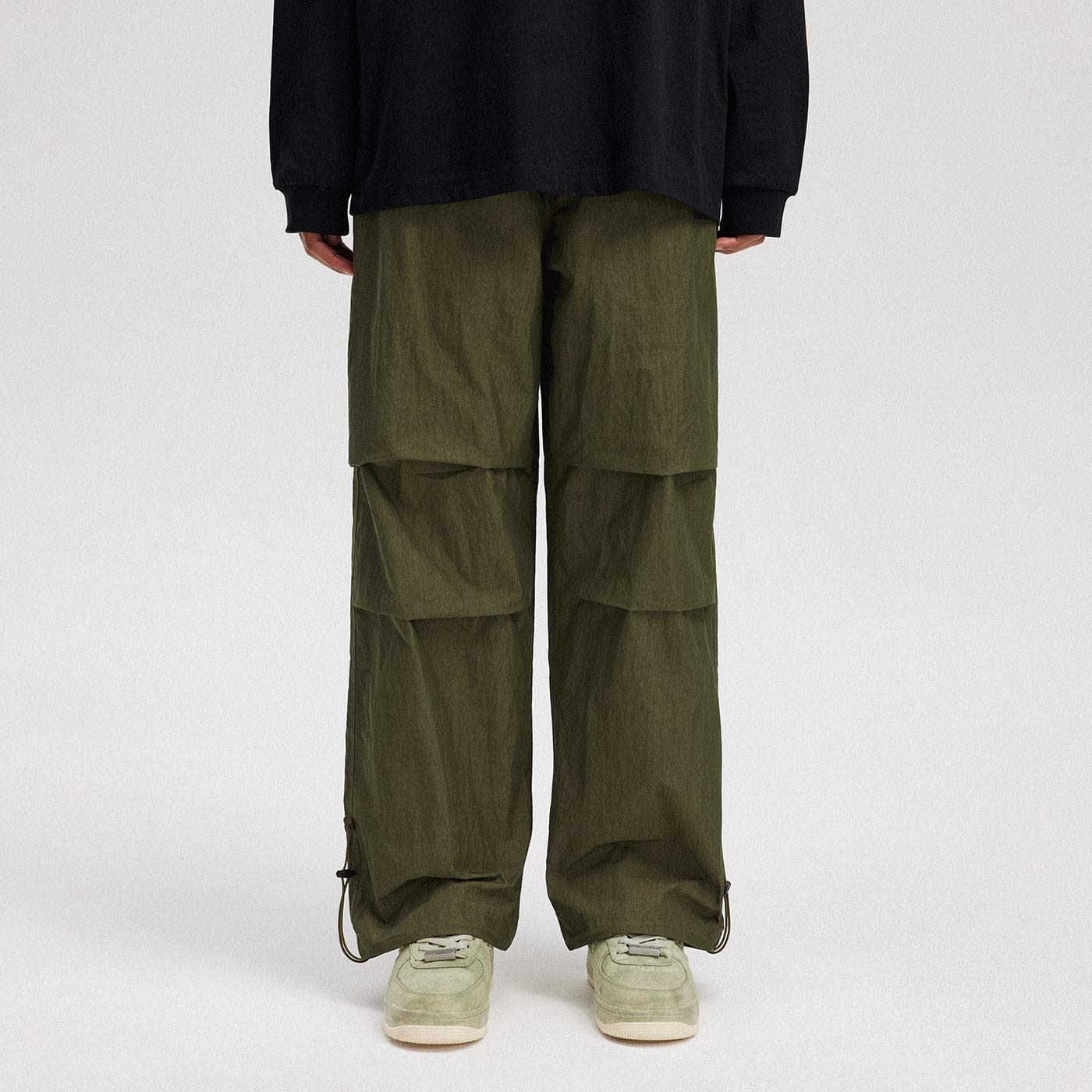 Drawstring Ankle Track Pants