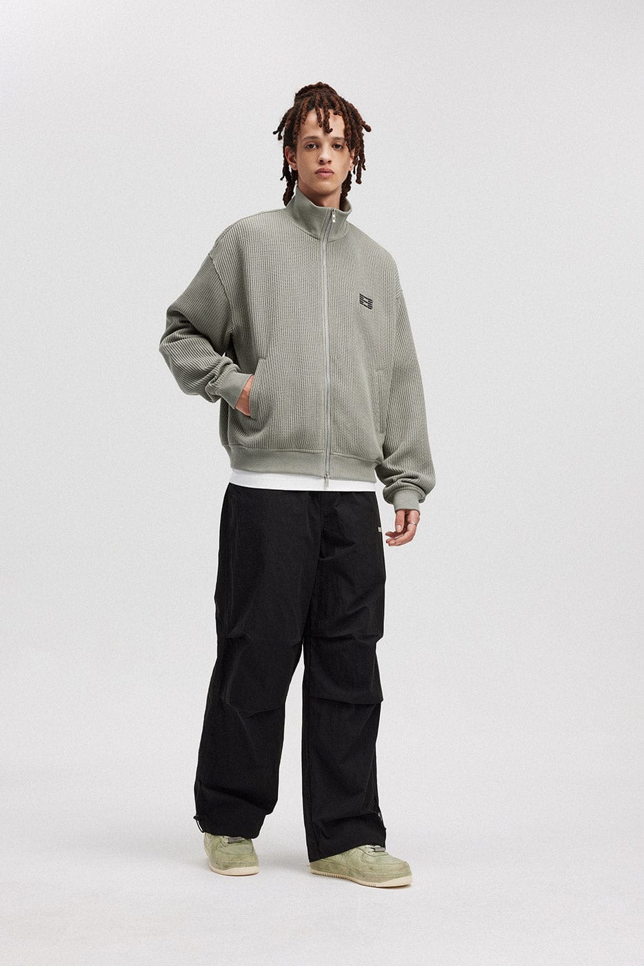 Drawstring Ankle Track Pants