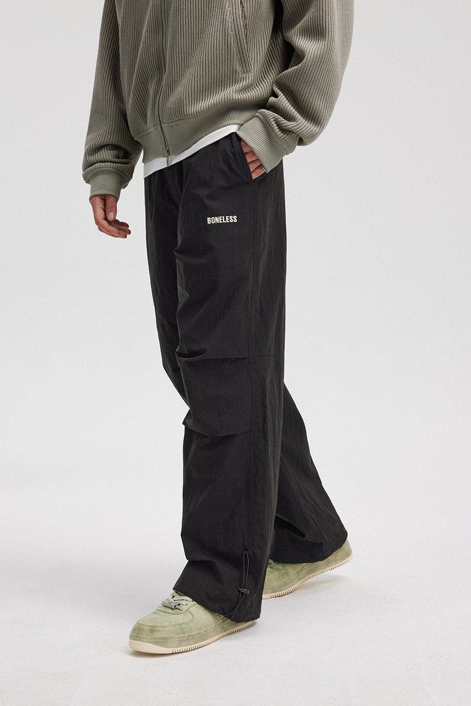 Drawstring Ankle Track Pants