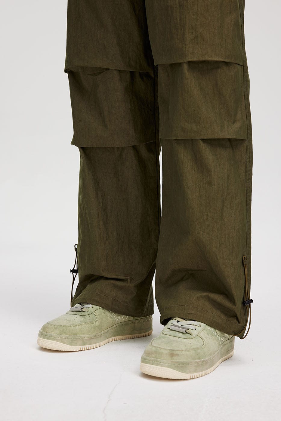 Drawstring Ankle Track Pants