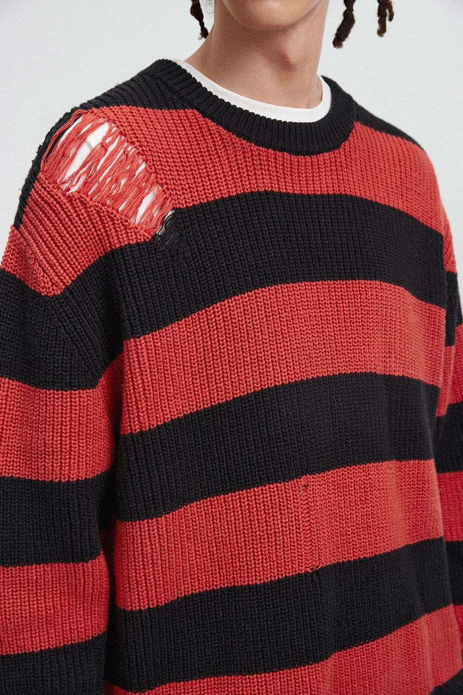 Striped Knit Sweater