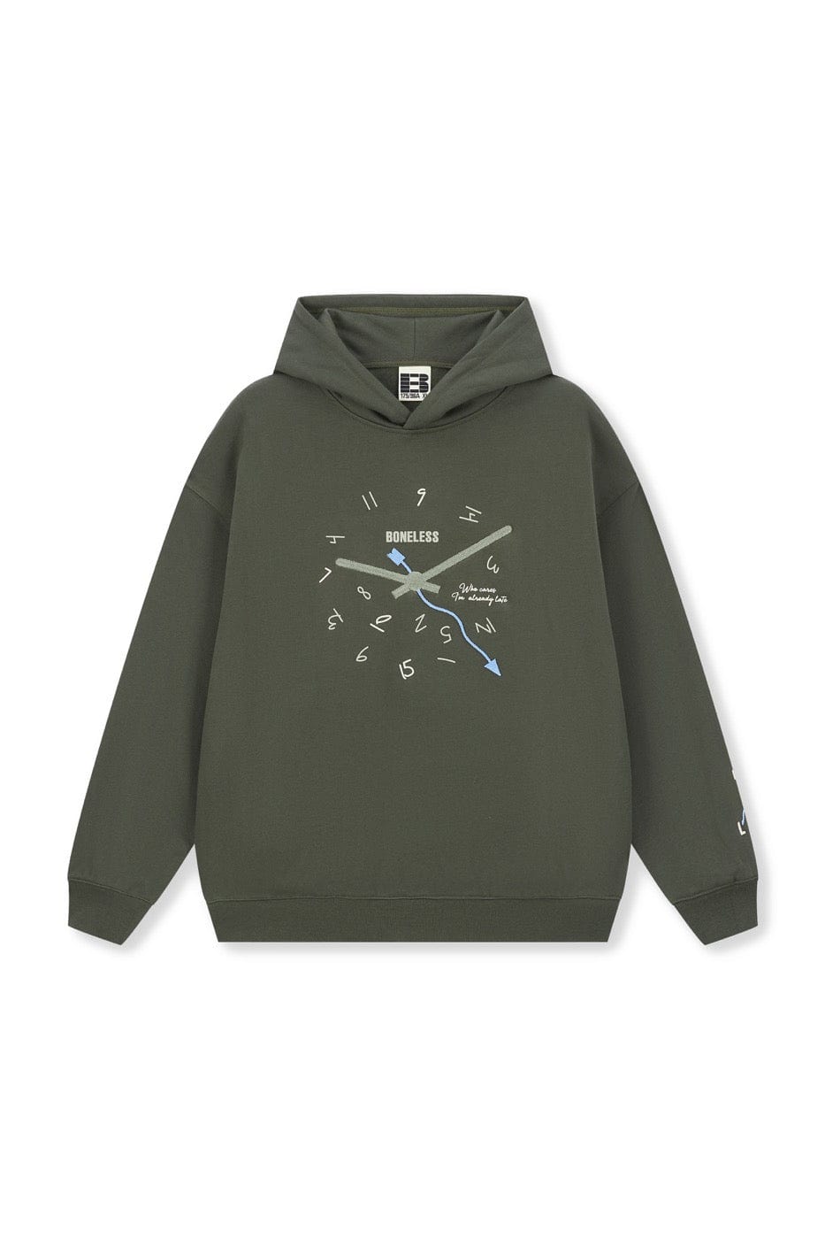 Clock Print Hoodie