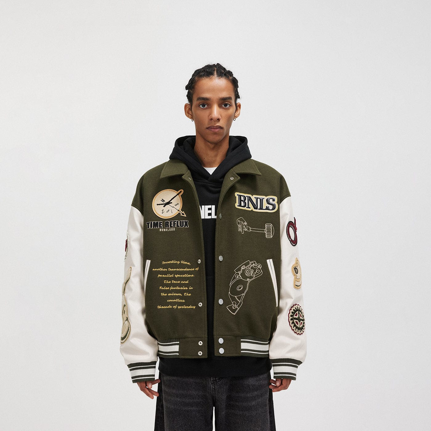 Varsity Patch Bomber Jacket