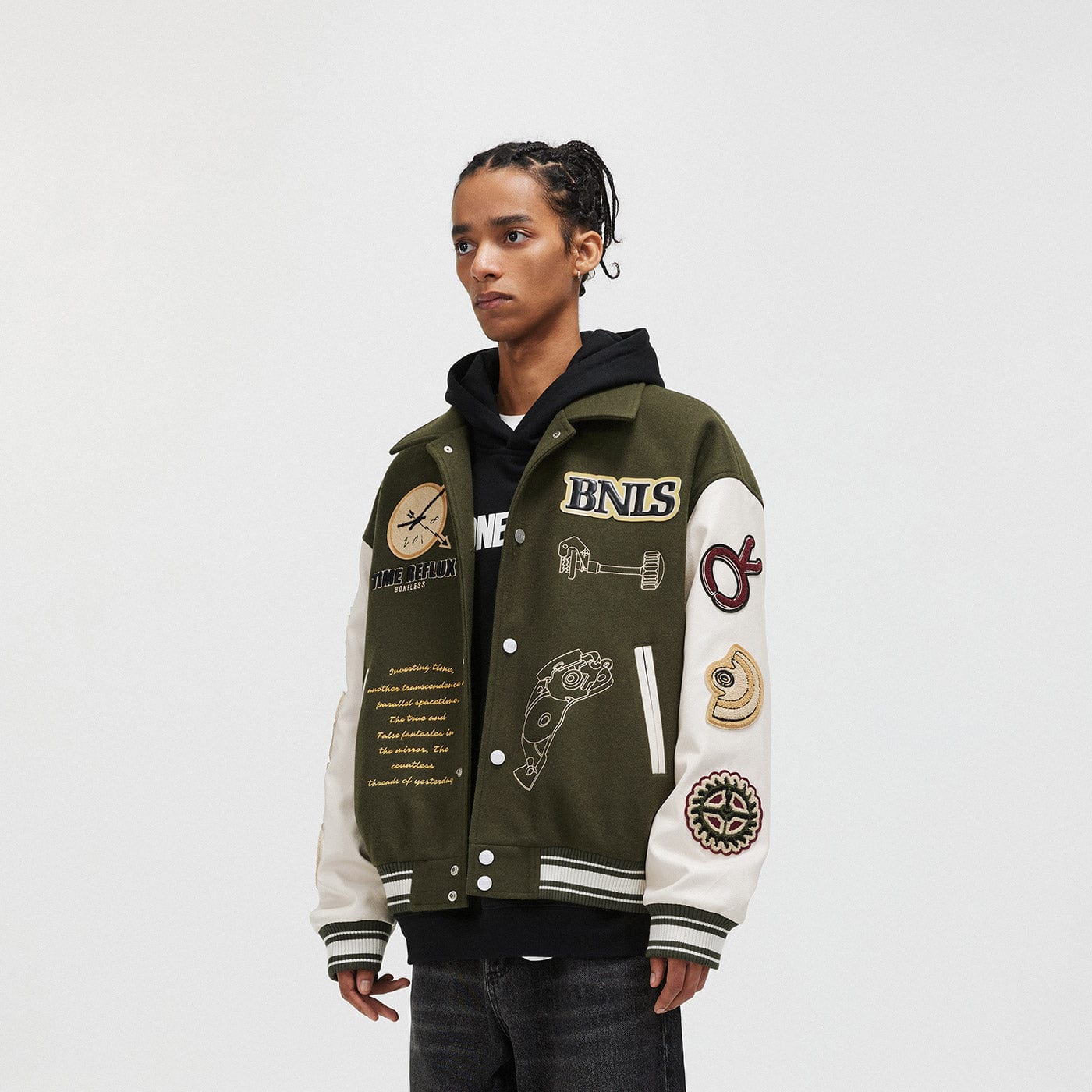 Varsity Patch Bomber Jacket