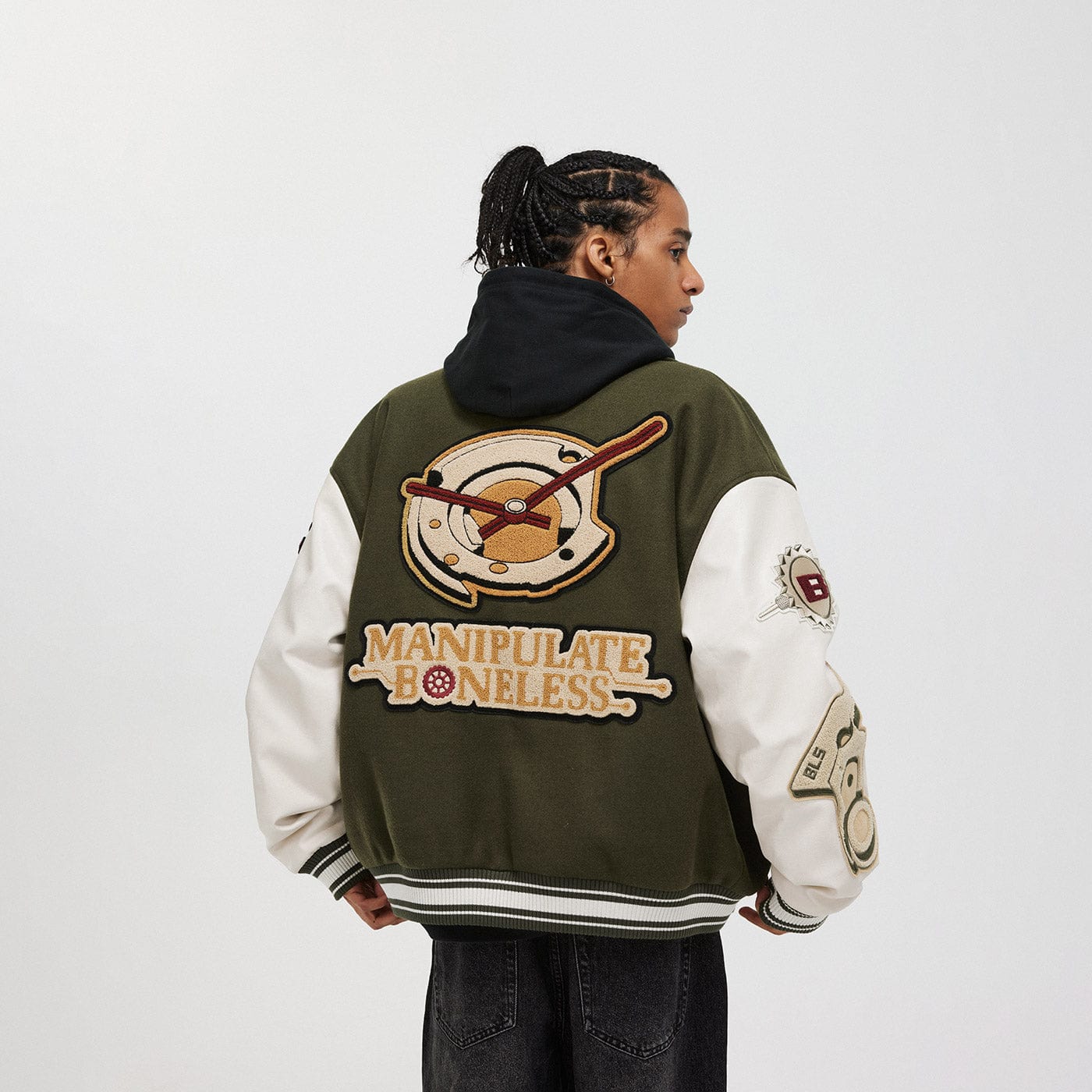 Varsity Patch Bomber Jacket