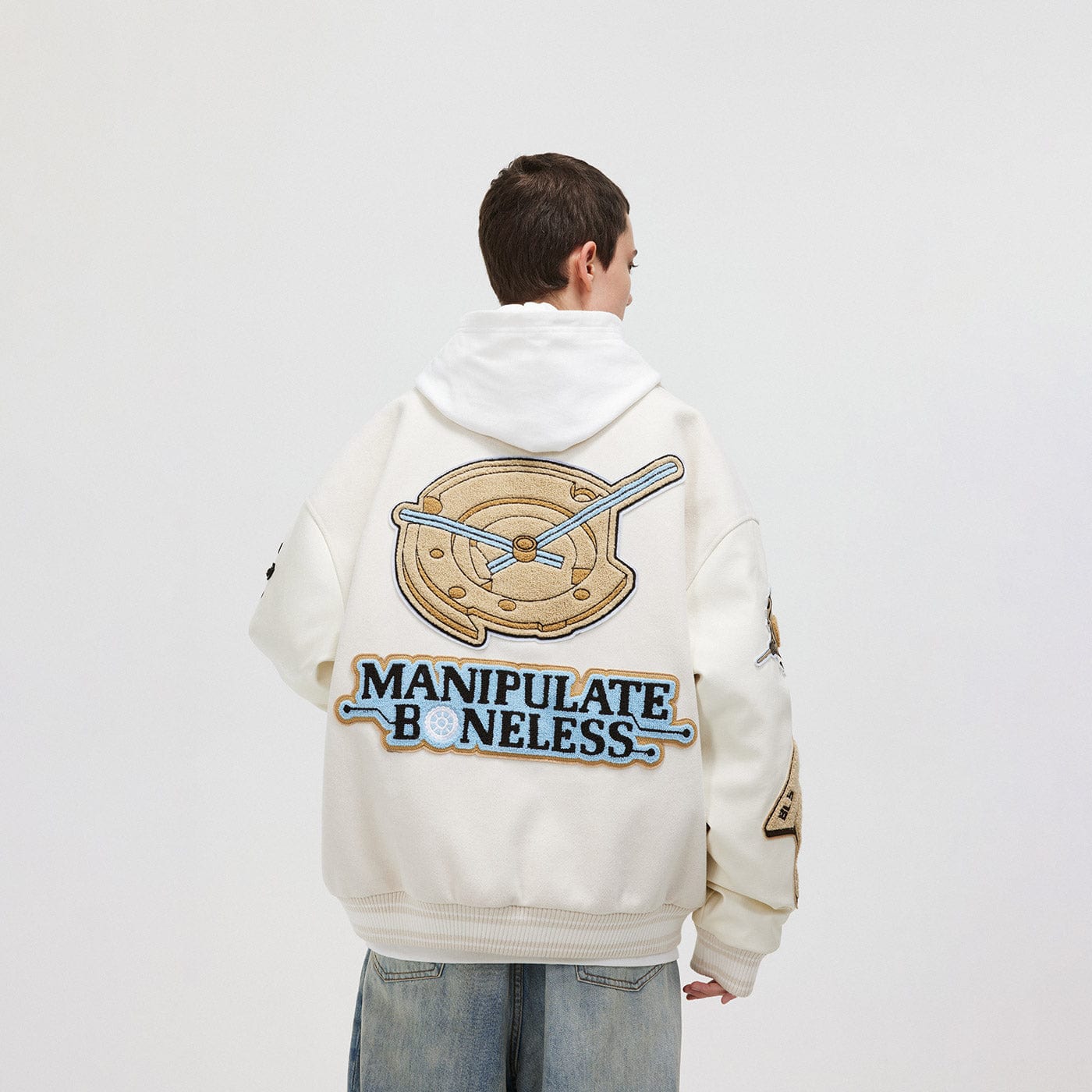 Varsity Patch Bomber Jacket