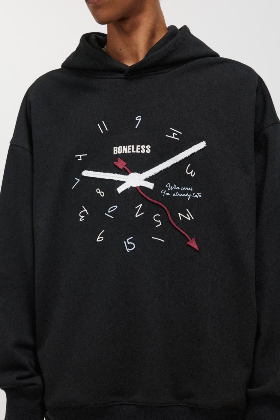 Clock Print Hoodie