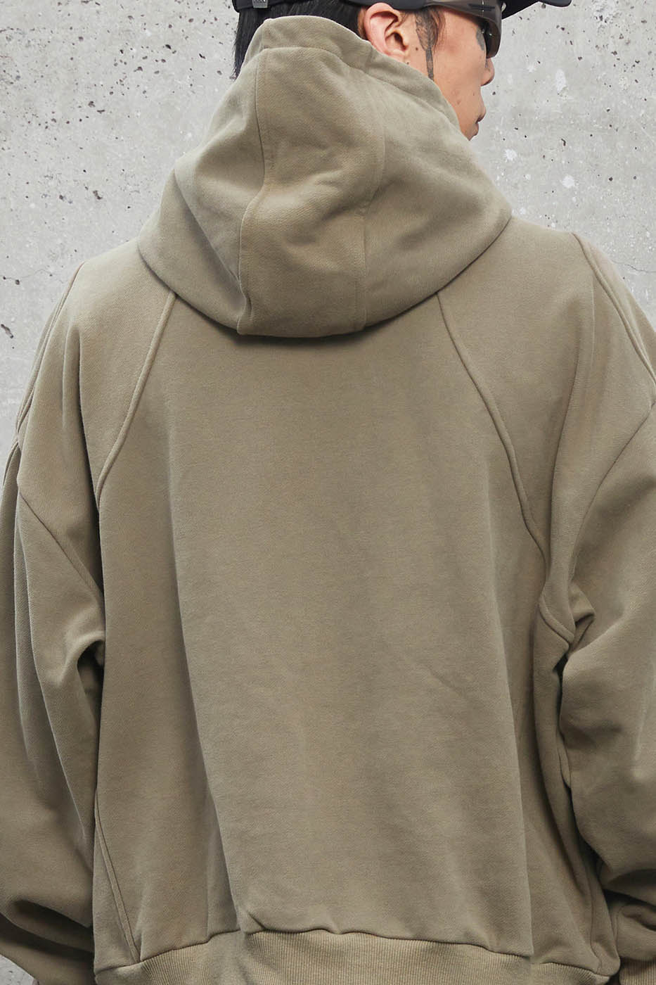 Technical Hoodie with Panel Construction