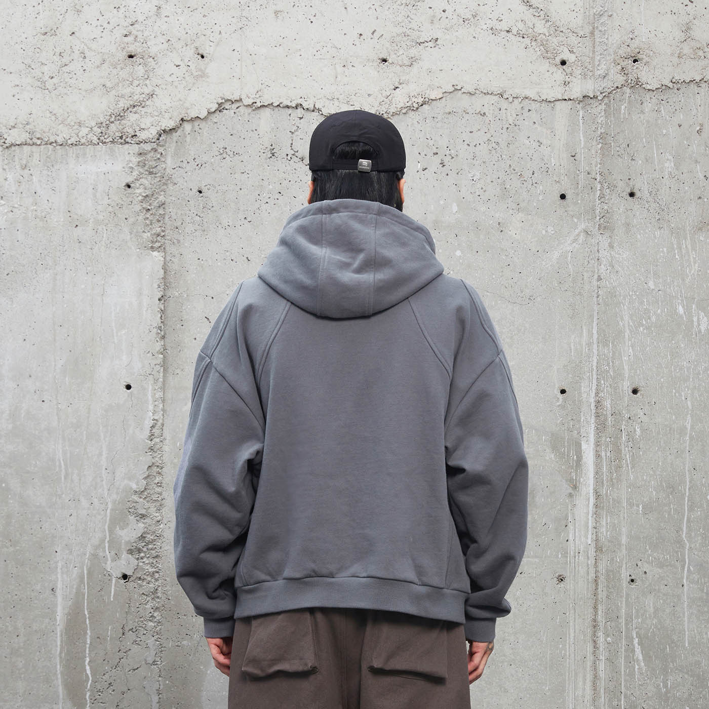 Technical Hoodie with Panel Construction