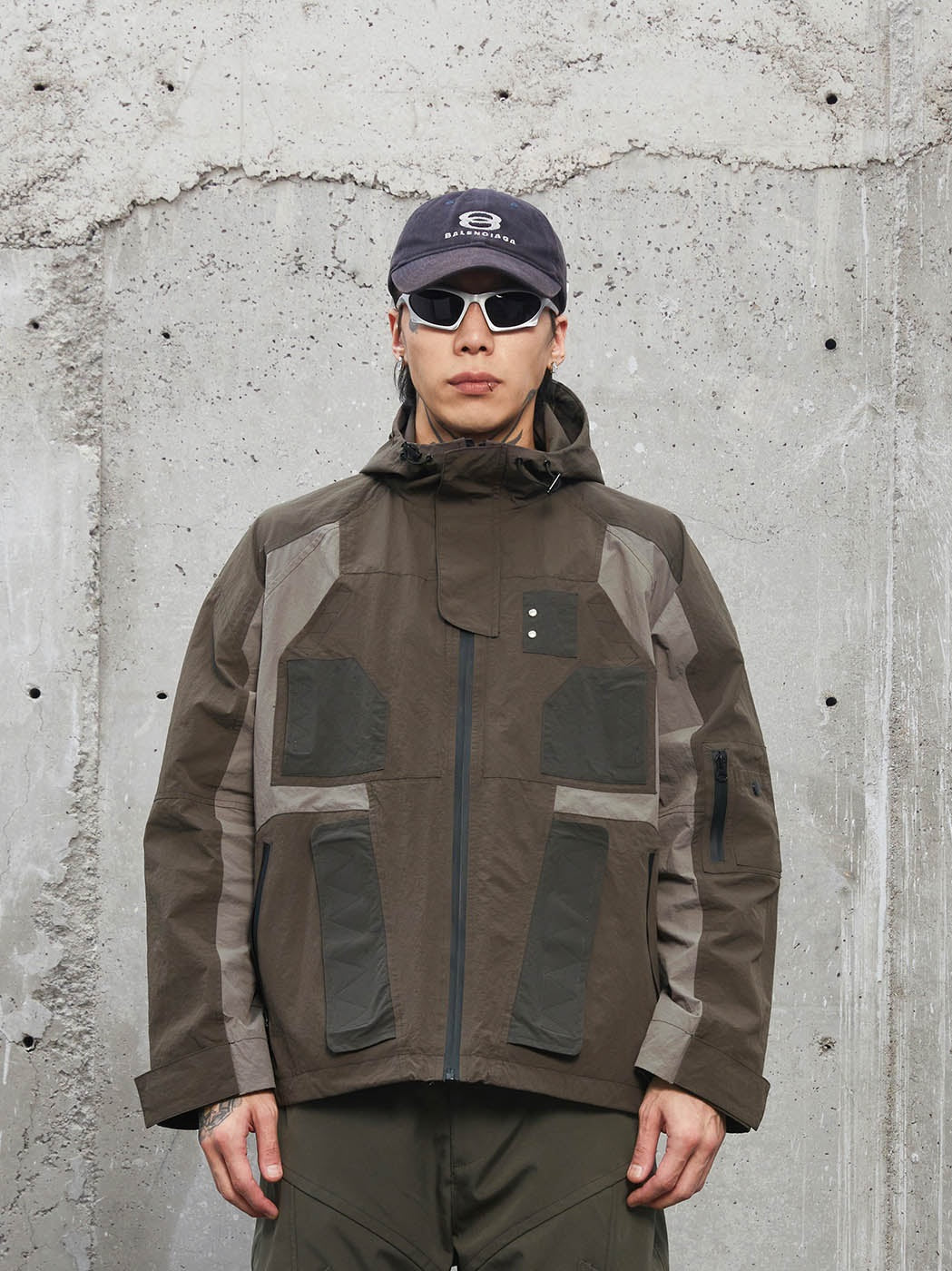 Technical Multi-Pocket Shell Jacket