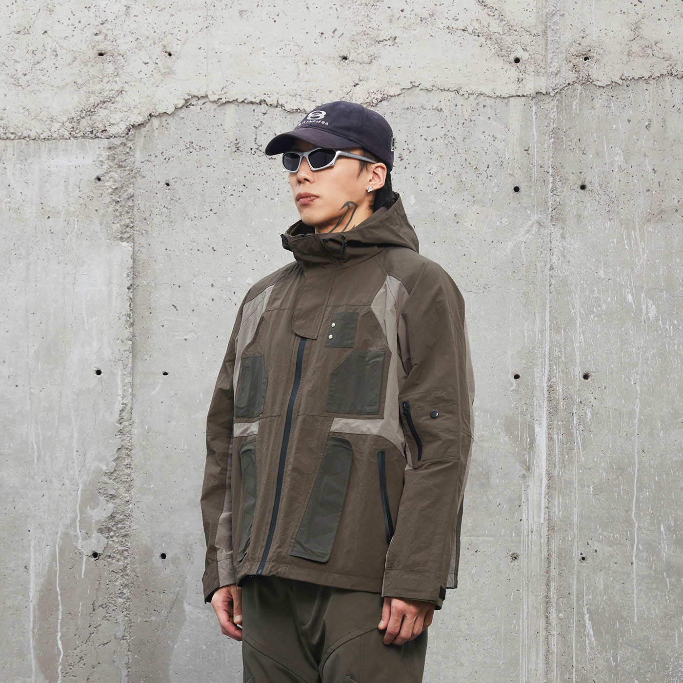 Technical Multi-Pocket Shell Jacket