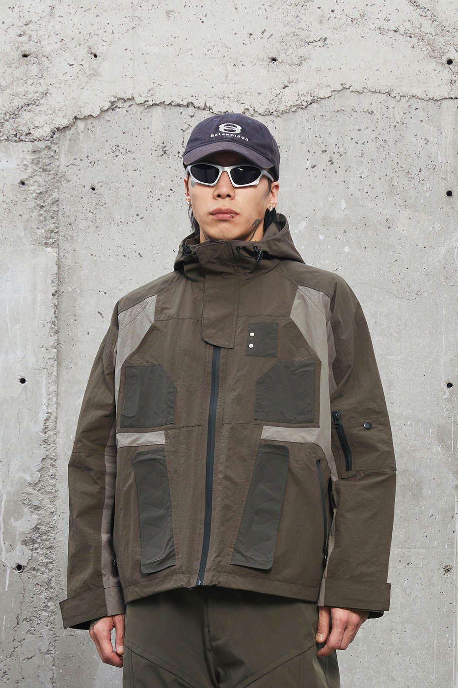 Technical Multi-Pocket Shell Jacket