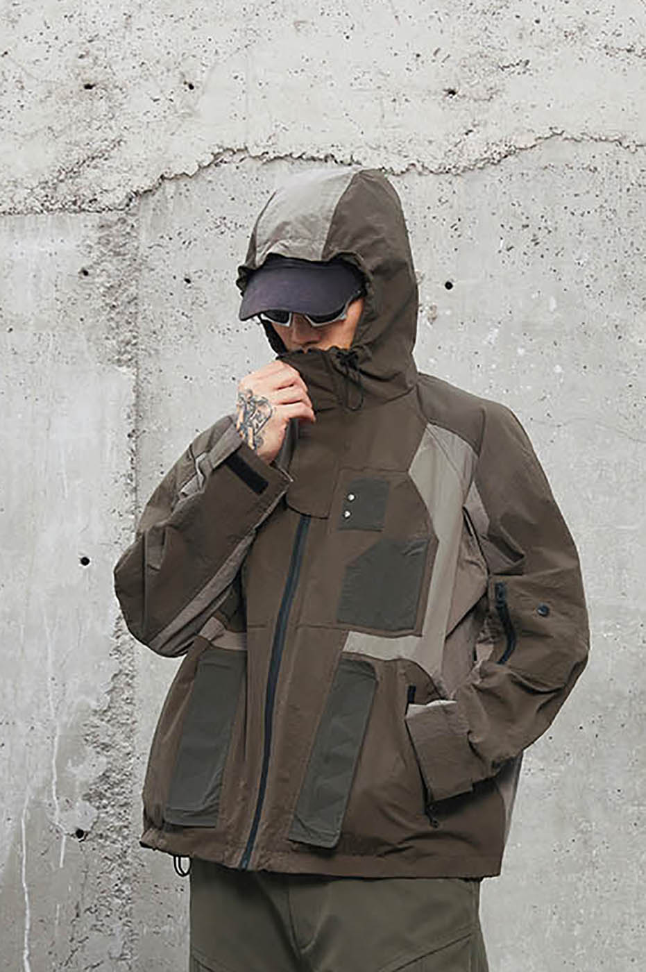 Technical Multi-Pocket Shell Jacket