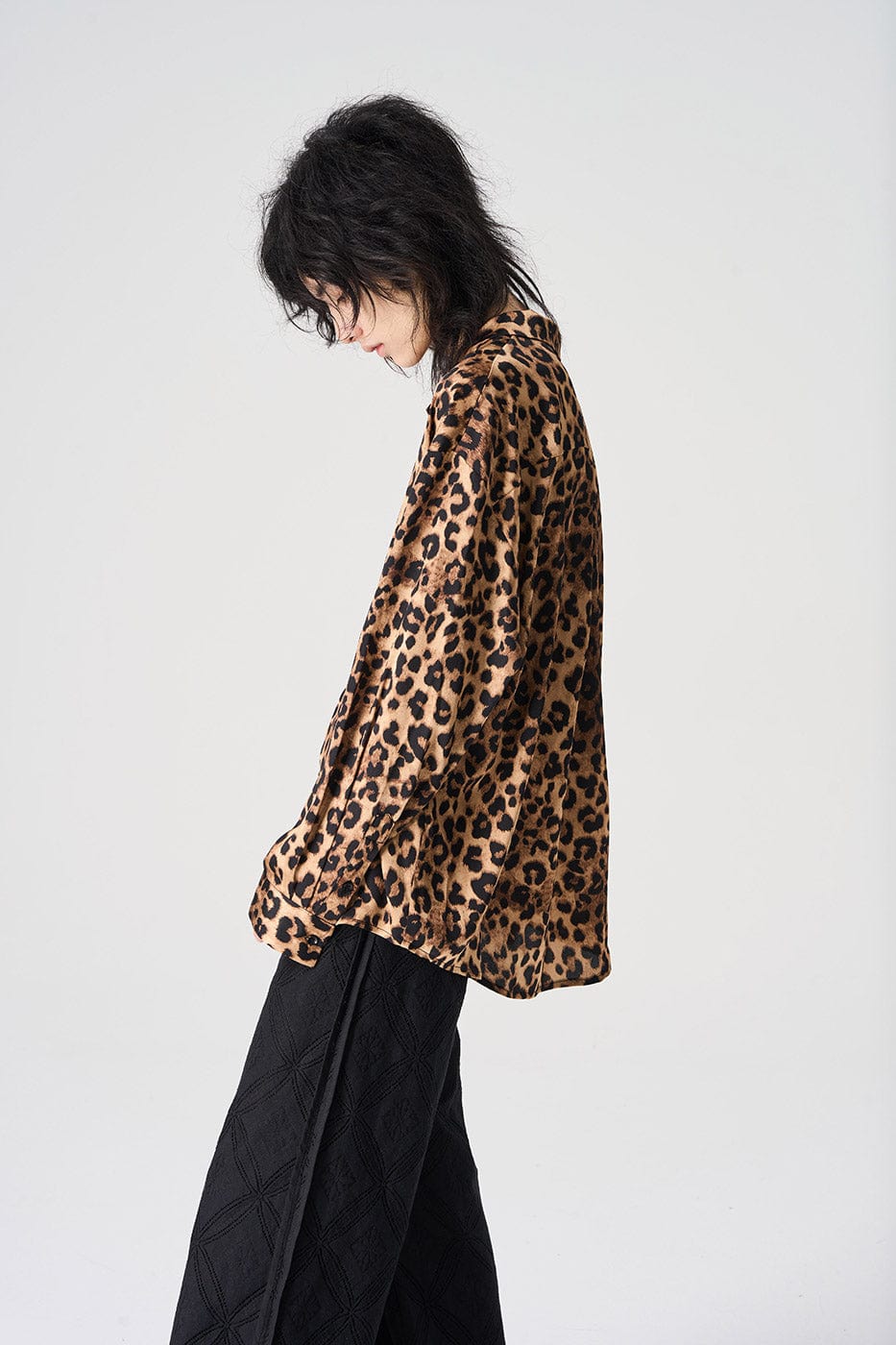 Leopard Print Long Sleeve Shirt