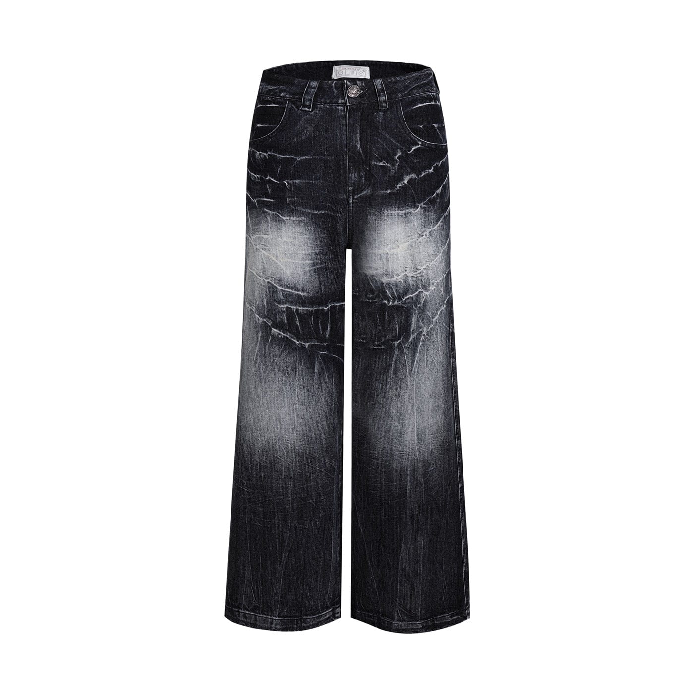 Lightning Wash Wide Jeans