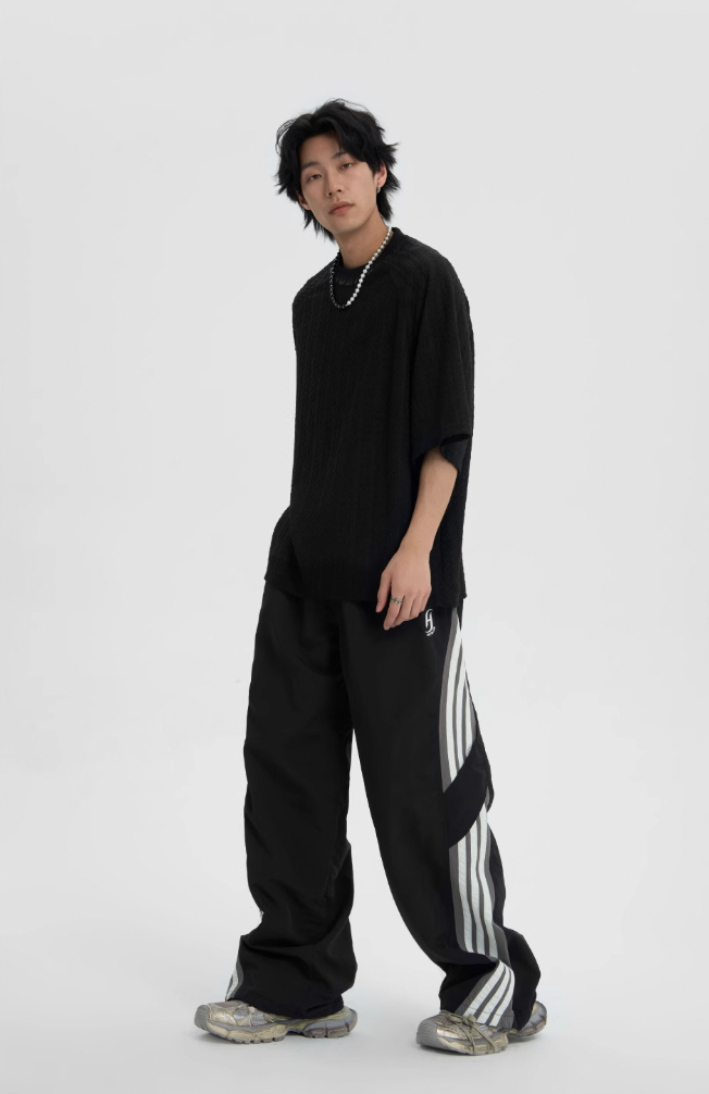 Striped Paratrooper Sports Rushing Pants - chiclara