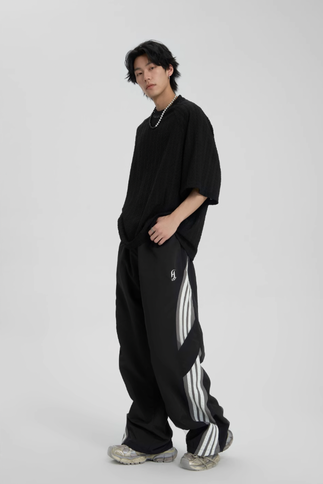 Striped Paratrooper Sports Rushing Pants - chiclara