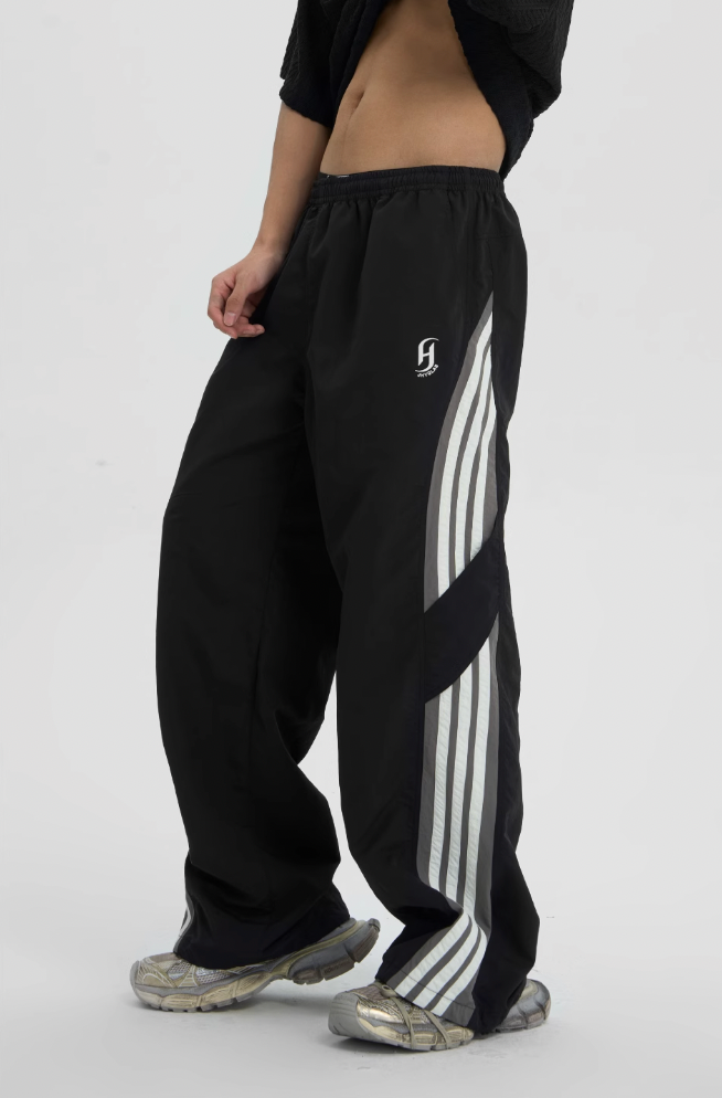 Striped Paratrooper Sports Rushing Pants - chiclara