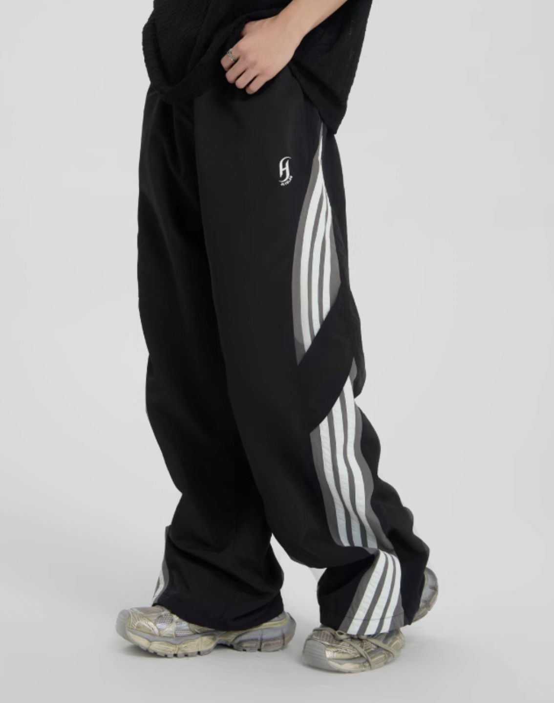 Striped Paratrooper Sports Rushing Pants - chiclara