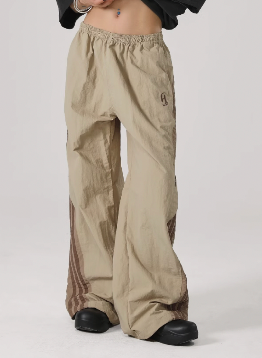 Striped Paratrooper Sports Rushing Pants - chiclara