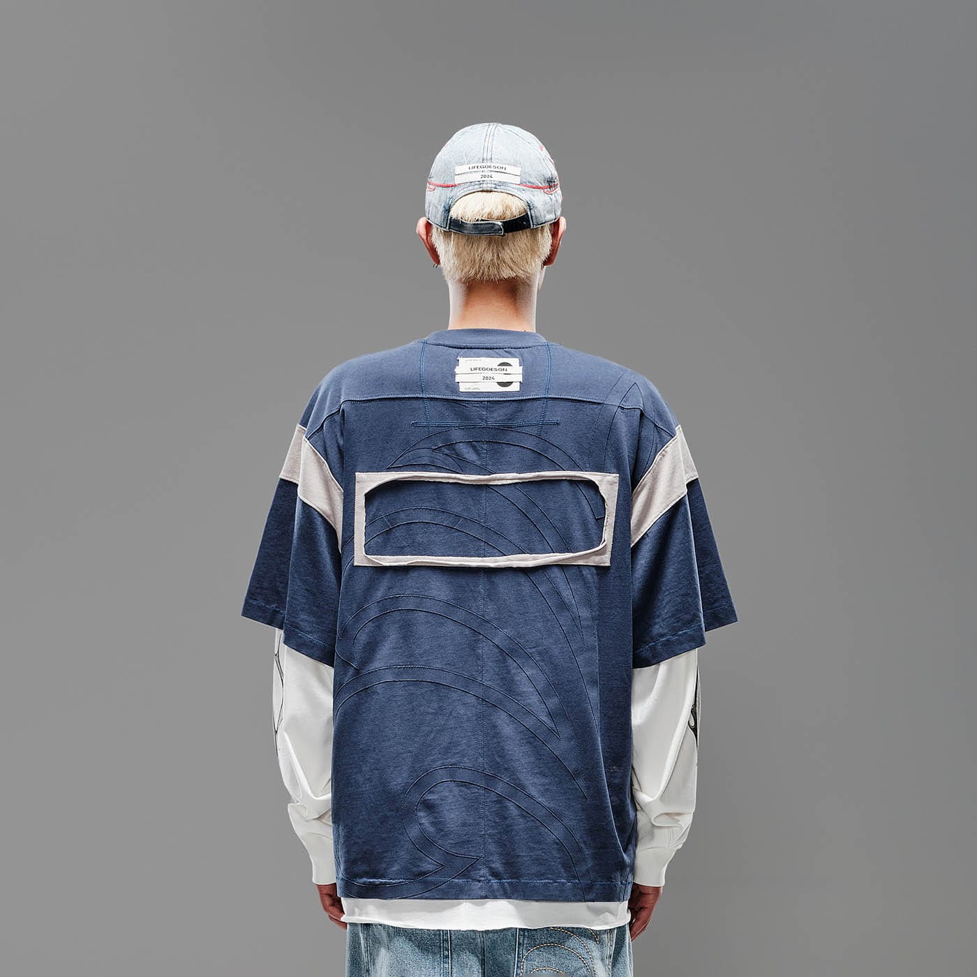 Layered Patch T-shirt