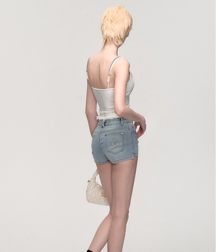 Contrast Trim Crop Tank