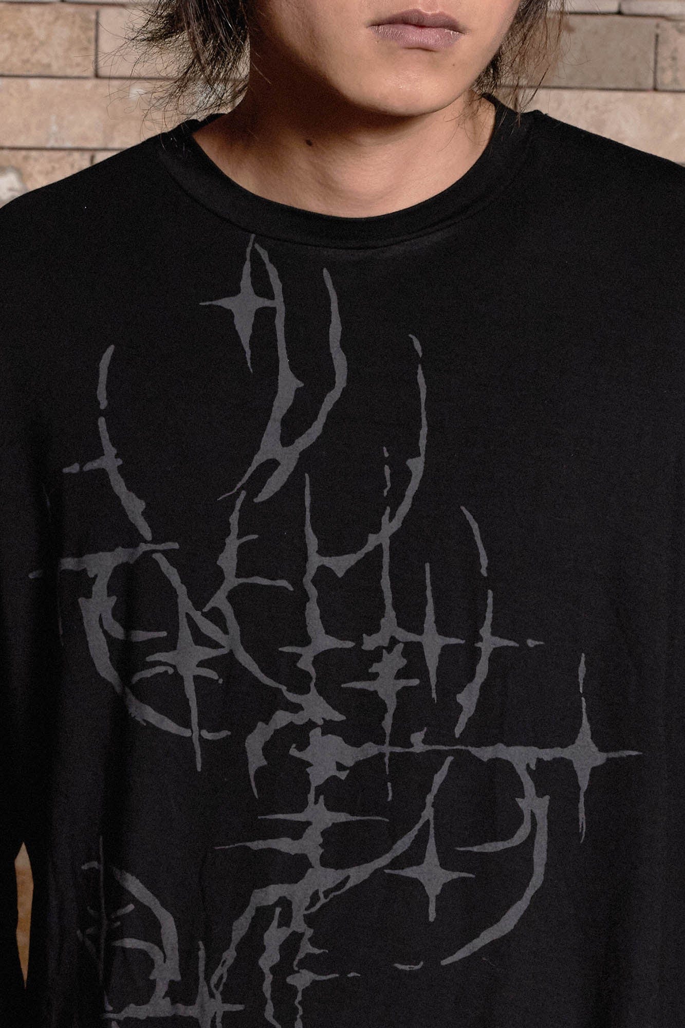 Gothic Thorns Long Sleeve Tee