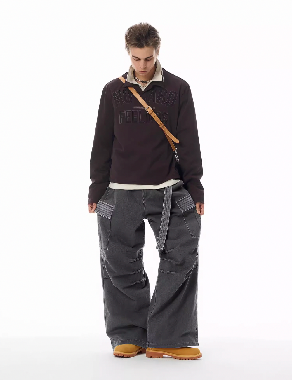 Contrast Pocket Cargo Combat Pants