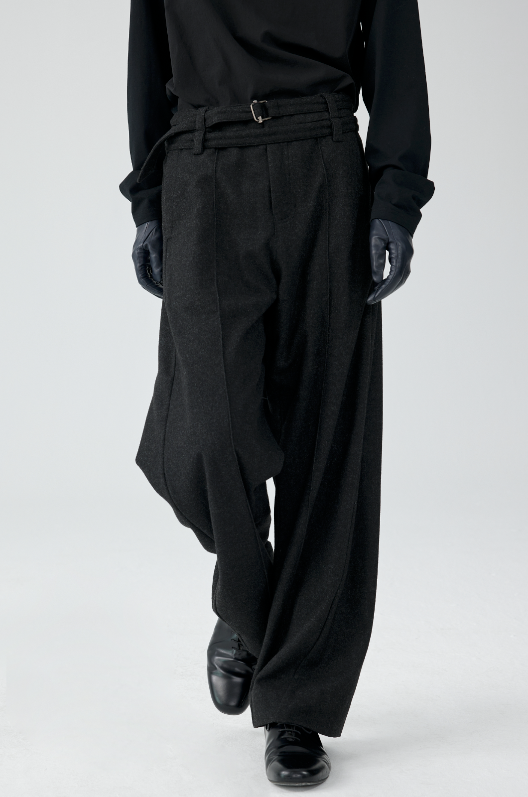 Black Wide Leg Formal Pants