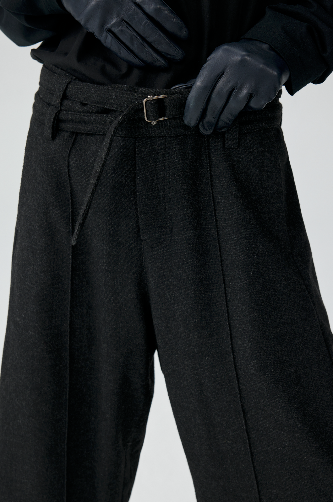 Black Wide Leg Formal Pants