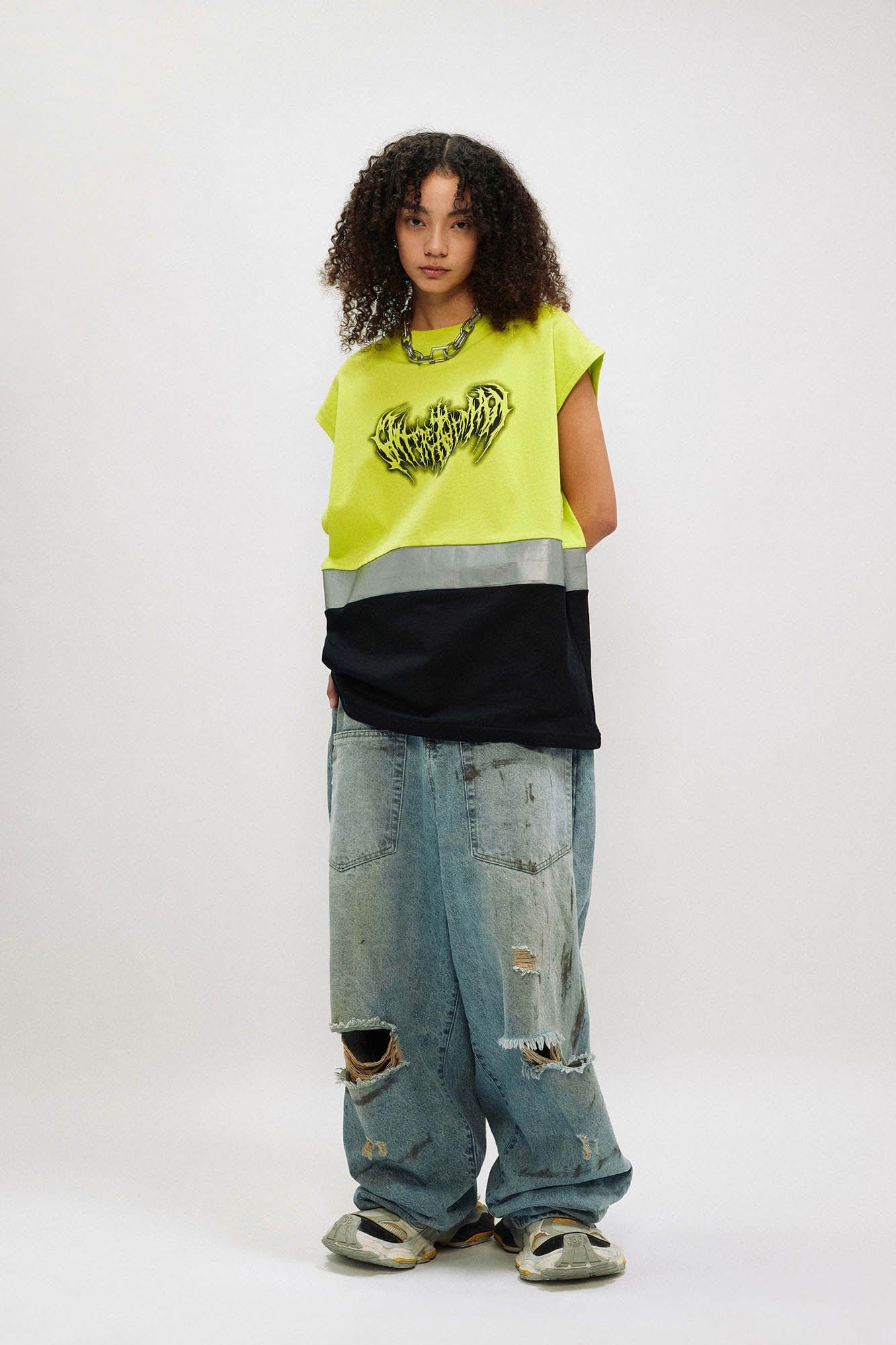 Neon Panel Tank Top