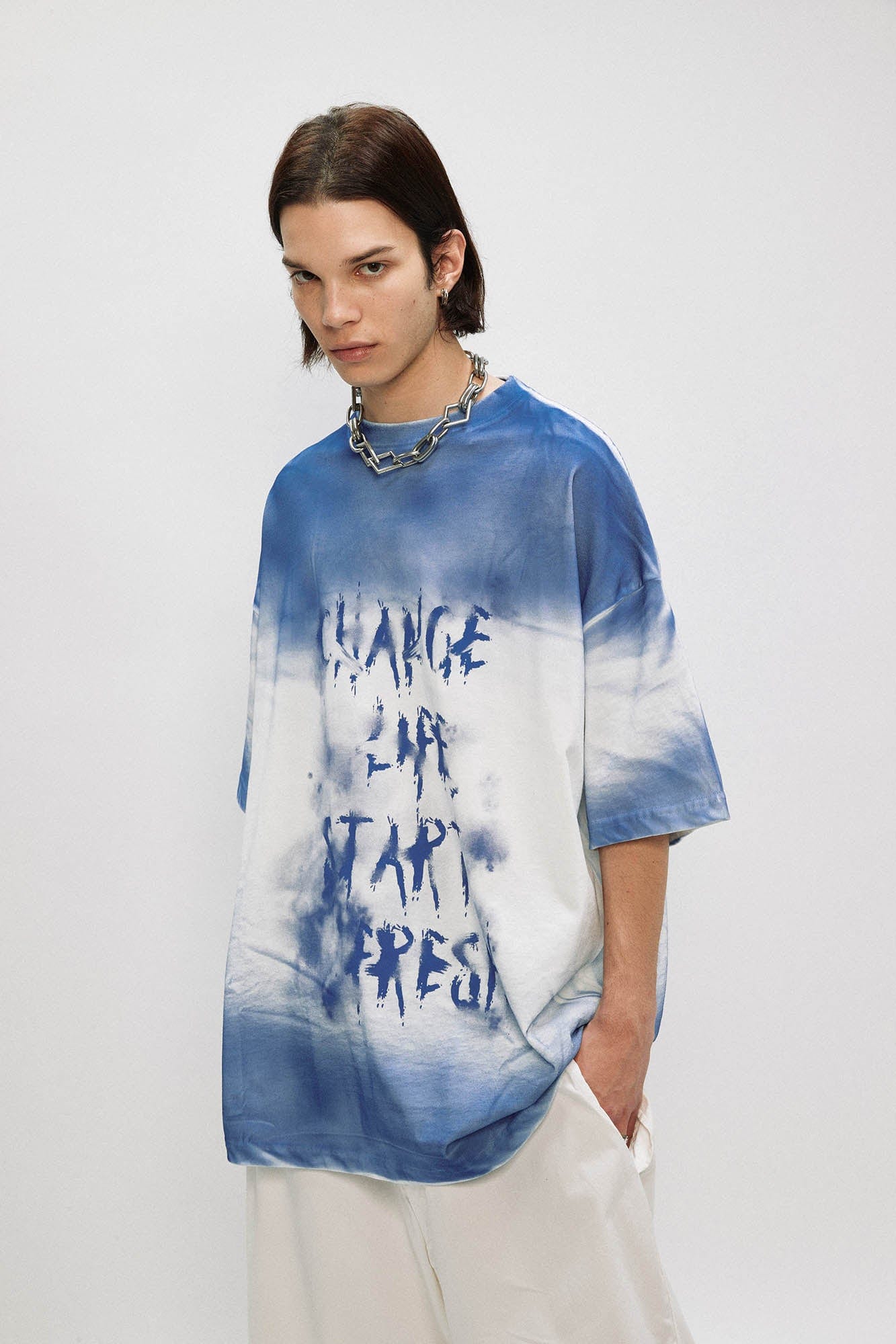 Sky Fade Message T-Shirt