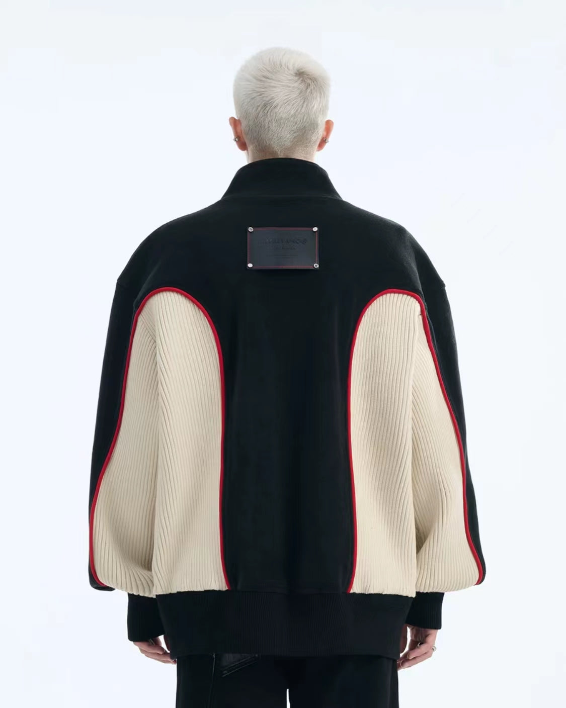 Futuristic Ribbed Sweater - chiclara