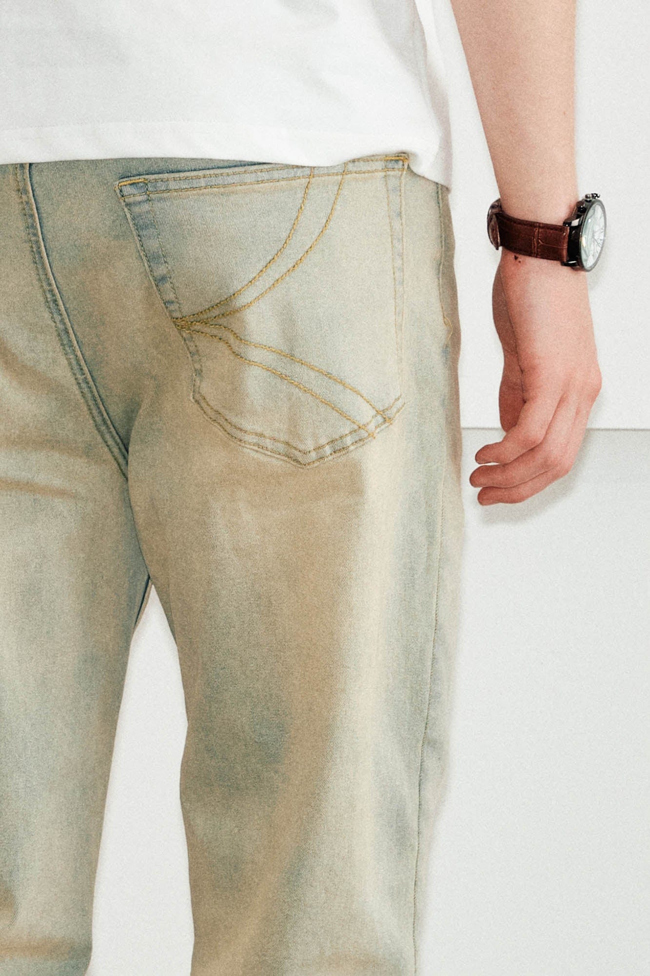 Light Wash Bootcut Jeans