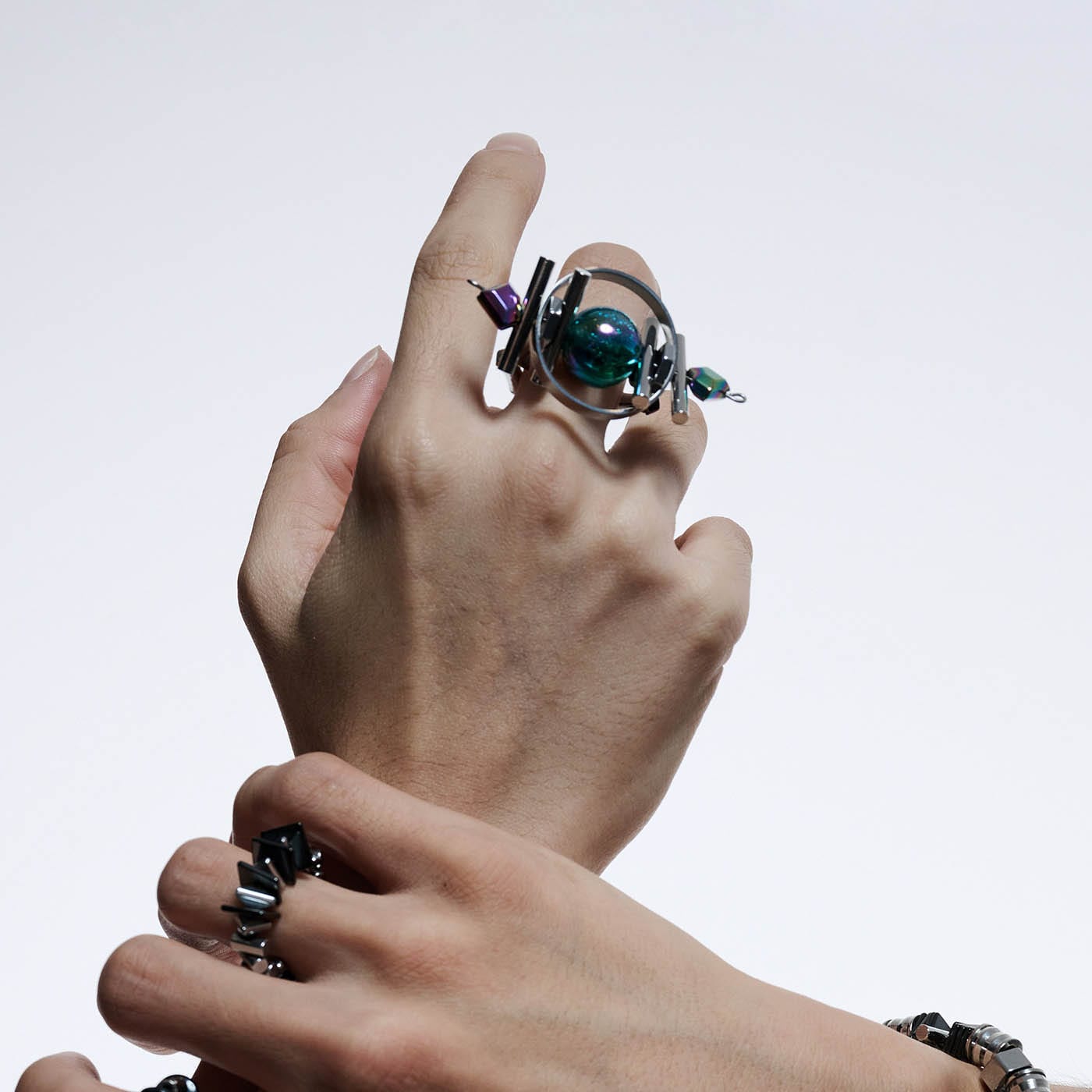 Industrial Orbit Statement Ring