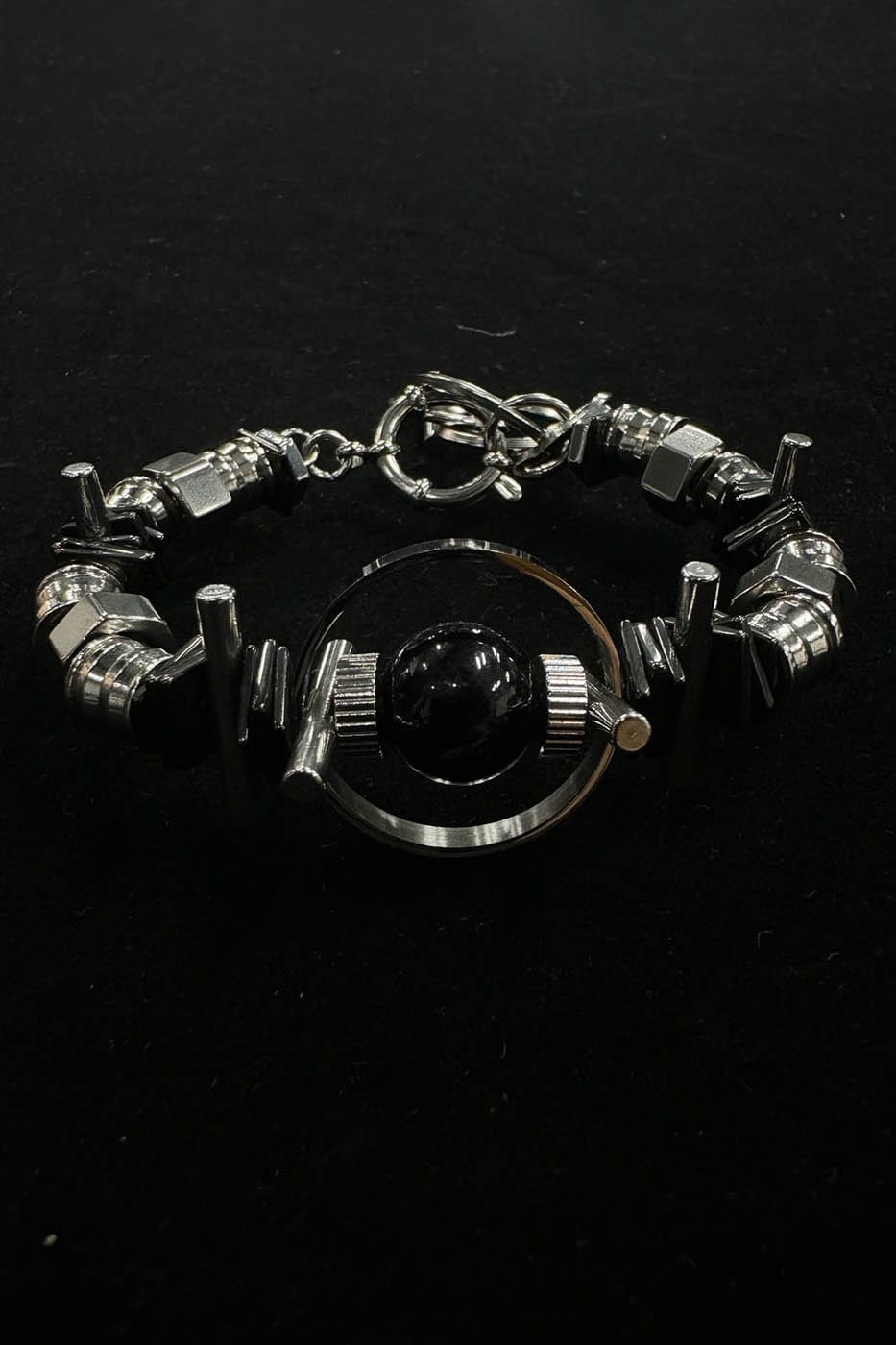 Industrial Ring Chain Bracelet