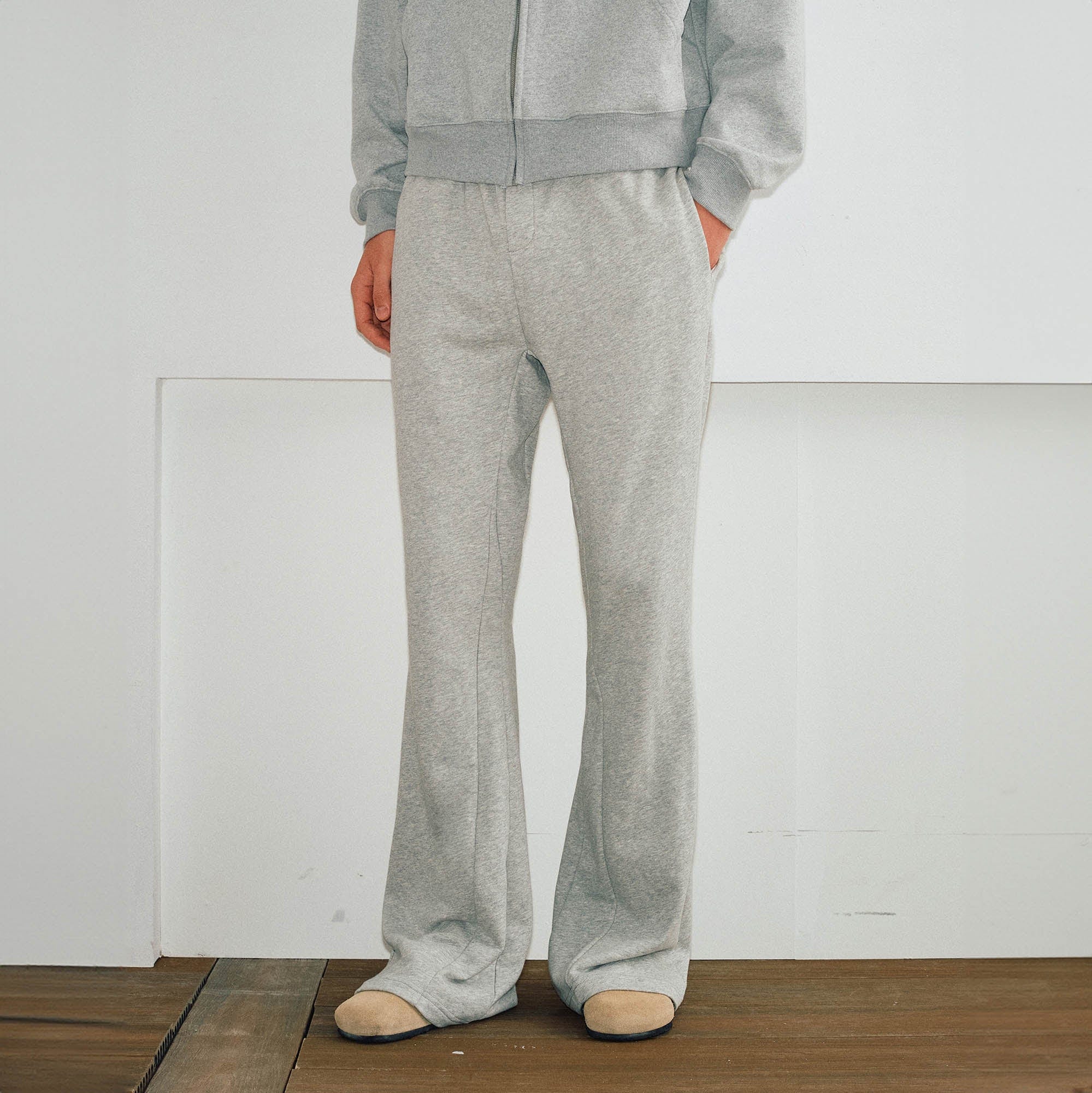 Spliced Flare Sweatpants