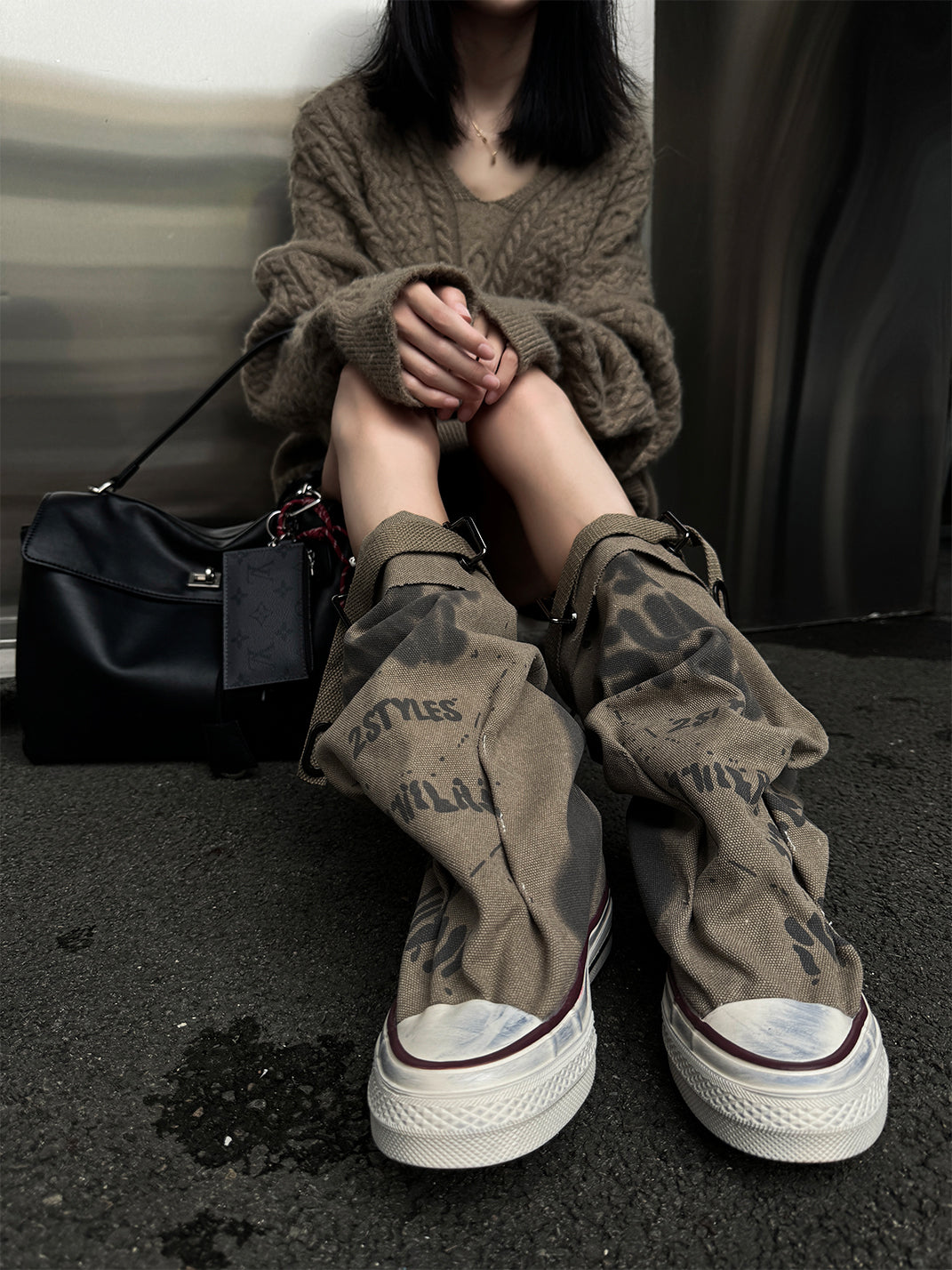 Desert Chunk Platform Tall Boots