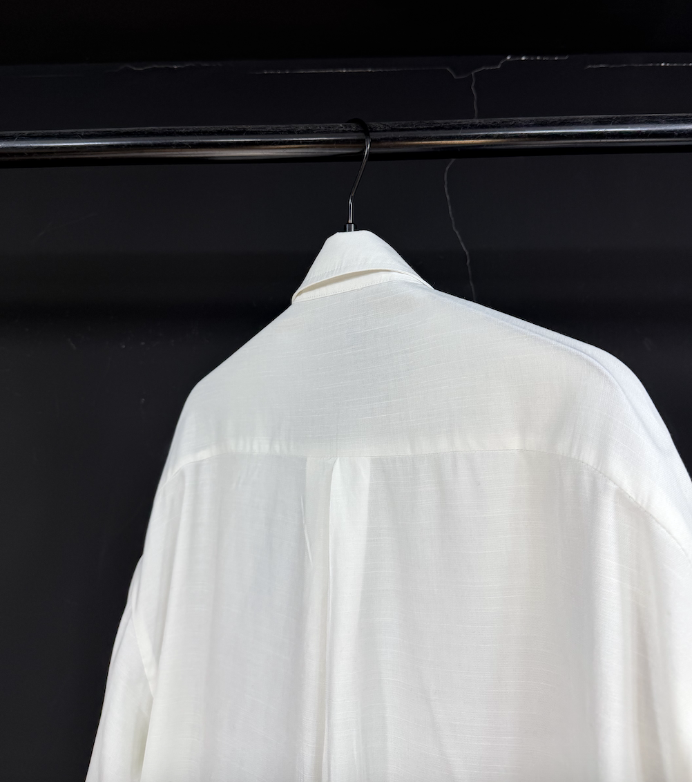 Mixed-Stripe Patchwork Long-Sleeve Shirt product view 5
