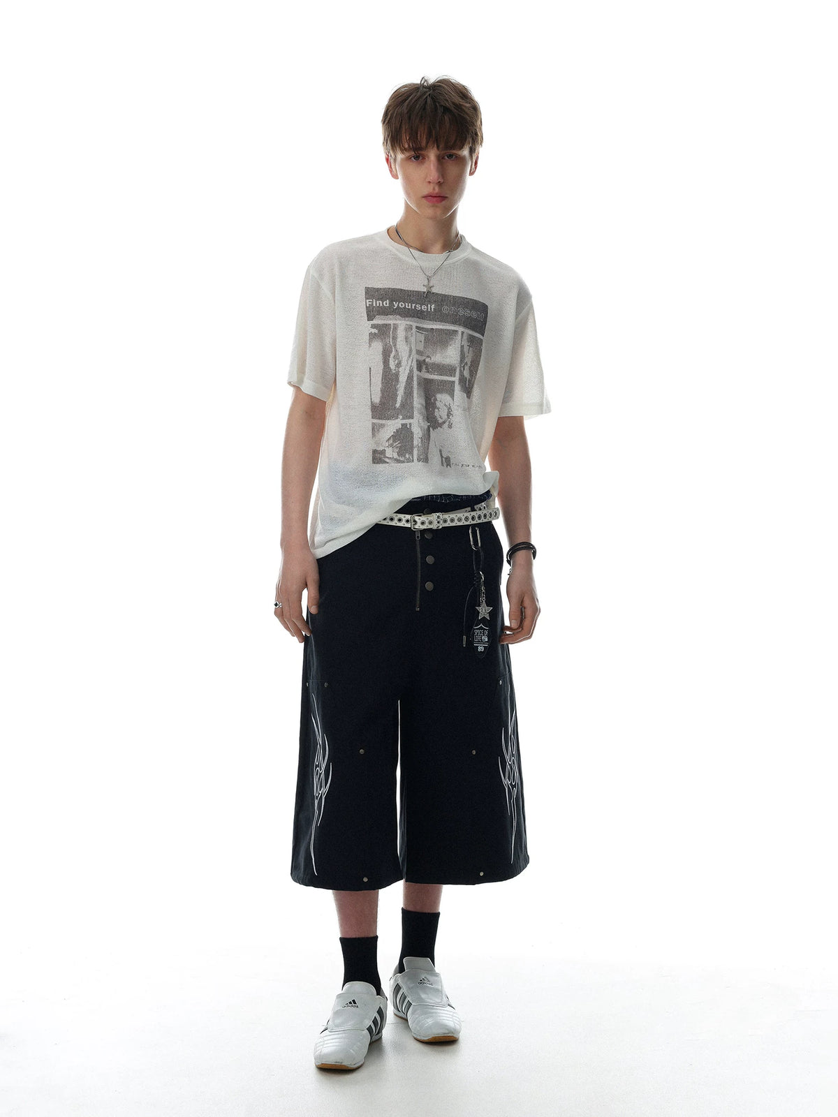 Faded Photo-Print Relaxed Tee product view 4