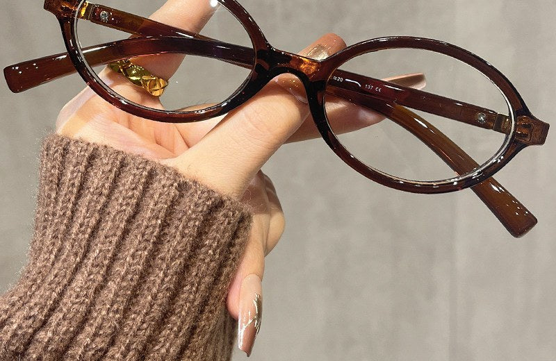 Oval Tortoise Blue-Light Glasses
