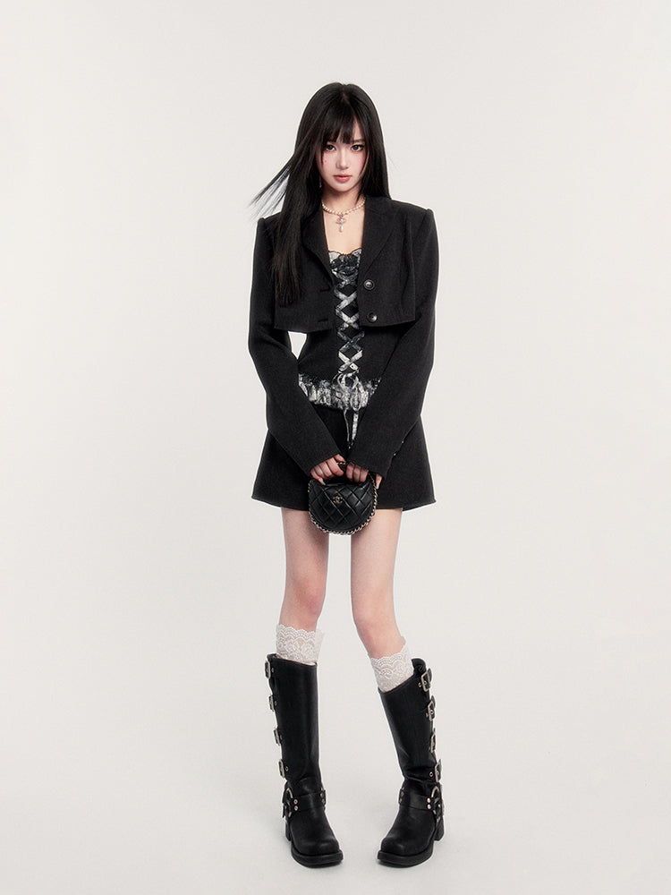 Gothic Lace Corset Blazer/Dress