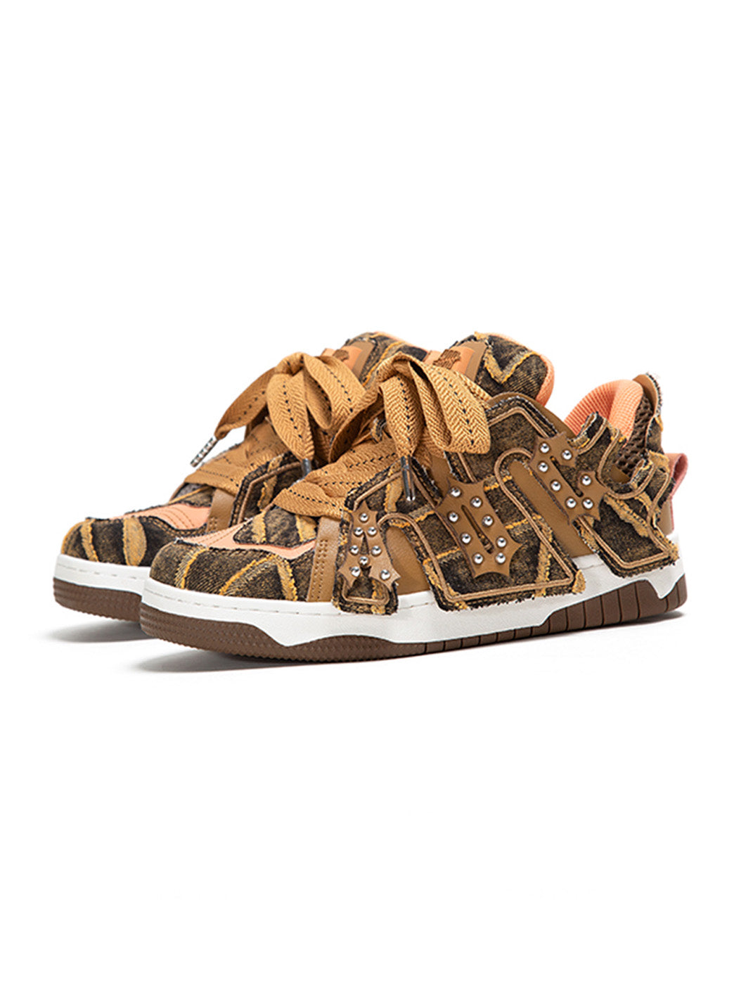 "mcflurry Series" Rivets Chunky Skate Sneakers