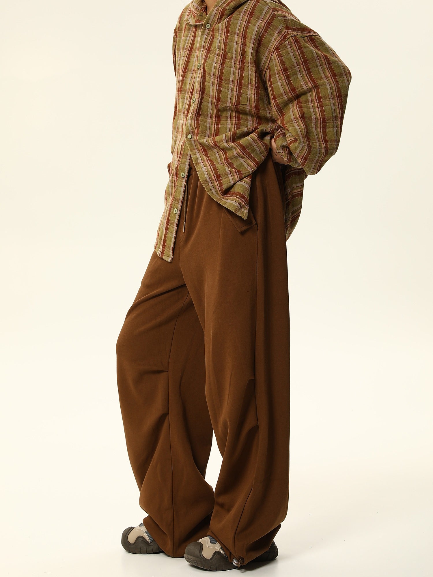 Oversized Comfort Wide-Leg Lounge Pants