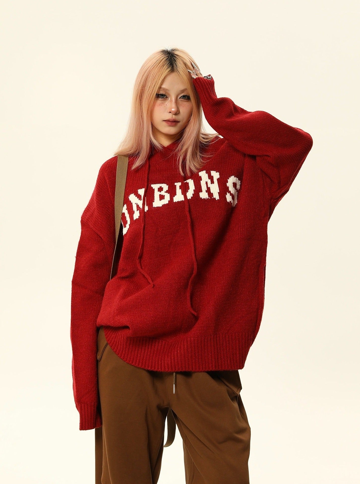 UNBDNS Hooded Knit Sweater Jacket